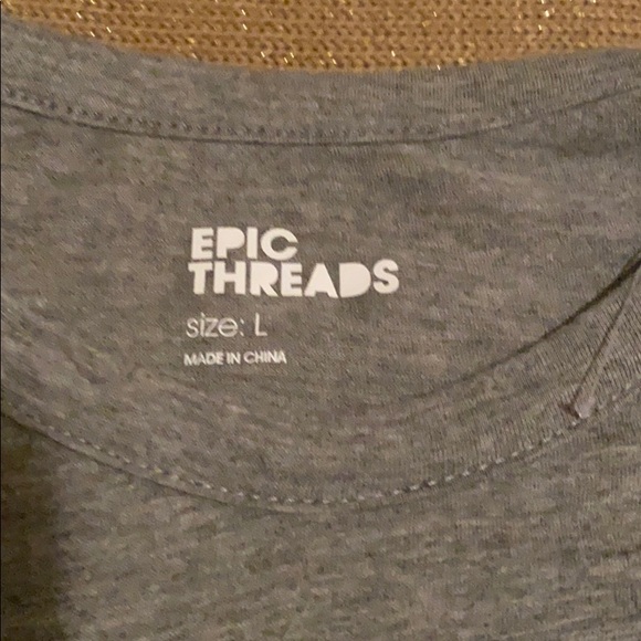 Long Sleeve Gray Shirt - Picture 3 of 6